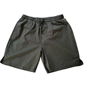 Coofandy Men's 7" Athletic Running Shorts XXL Workout Lightweight Quick Dry Grey